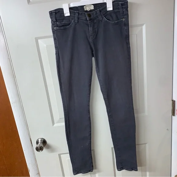 Current/Elliot Gray Denim Skinny Jeans size 29/0 - Picture 6 of 13